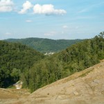 Looking toward town. Morehead is in the background. At lower left is the far end of Bartlett Drive.