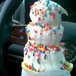 Stopped at DQ for an Ice cream with sprinkles. Yep, I'm that mature. :)